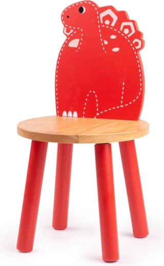 Children’s Wooden Stegosaurus Chair Tidlo