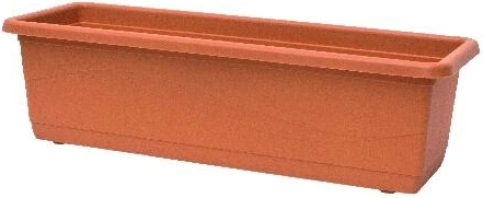 Plastikinis lovelis Lobelia 40 cm terakotos spalvos