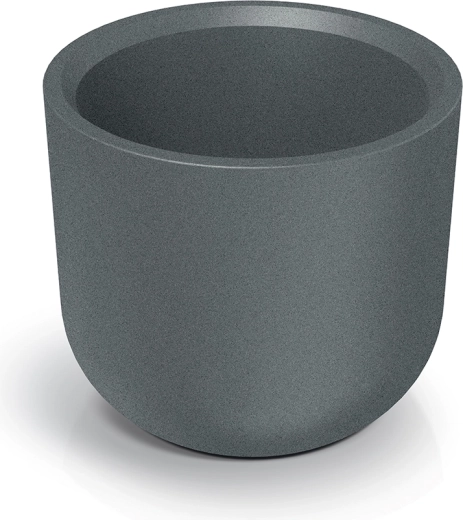 Molta Round High Planter 60 cm granite grey