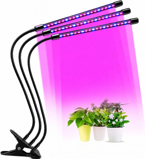3 flexible arms for precise light aiming