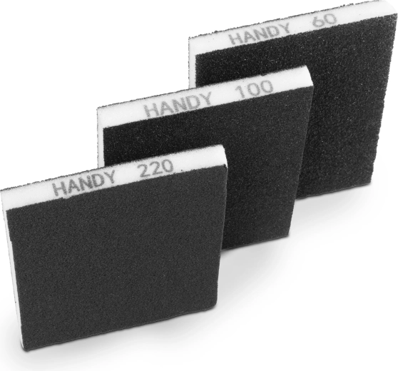 Set of sanding sponges 125 × 100 × 12 mm, 3 pcs