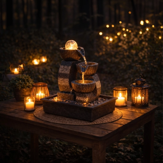 LED lighting for evening ambience
