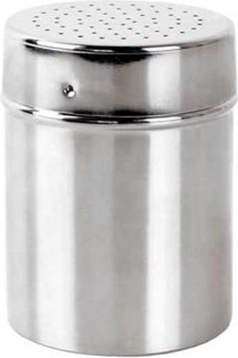 Stainless steel sugar shaker with fine mesh 7 cm