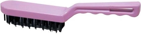 5-row wire brush 13 cm with plastic handle