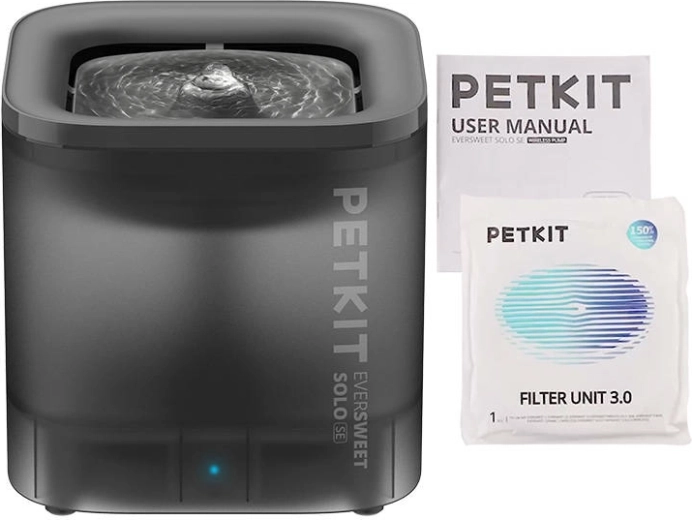 Petkit Eversweet Solo SE fontanas šunims ir katėms, tamsiai pilkas