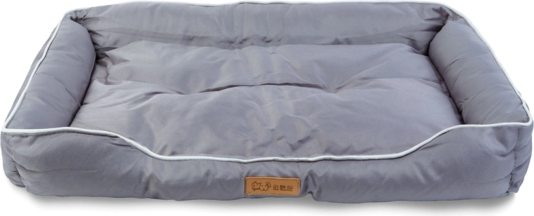 Grey Dog Bed 68 × 45 × 11 cm