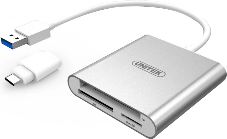 Memory Card Reader USB 3.0 + USB Type‑C