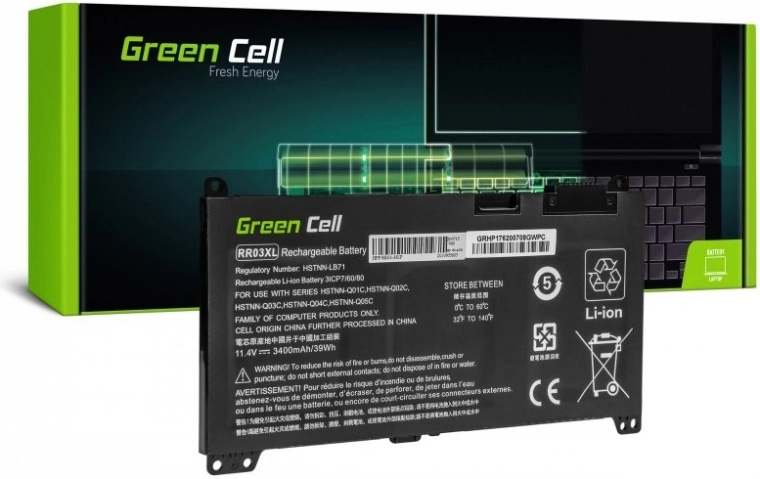 Battery for HP RR03XL 11.4V 3400mAh