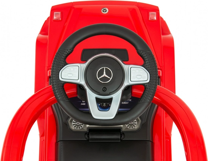 Interaktyvus vairas su MERCEDES logotipu