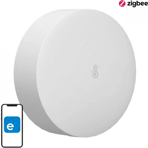 Smart Temperature and Humidity Sensor Zigbee Sonoff SNZB-02P (Round)