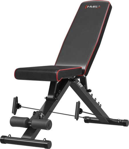 Adjustable weight bench with resistance bands HMS L1217