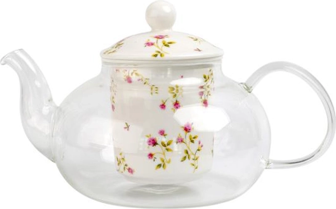 Glass teapot with infuser TORO 600 ml made of borosilicate glass