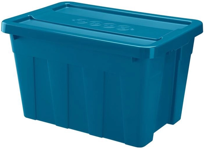 Plastikinė daiktų laikymo dėžė su dangčiu HEIDRUN 100 l