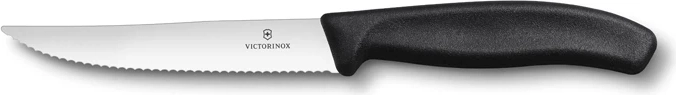 Victorinox SwissClassic steak and pizza knife 12 cm, black
