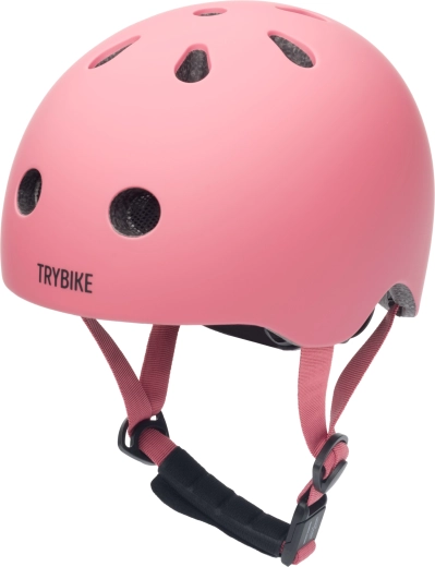Trybike kids’ bike and skate helmet pink XS