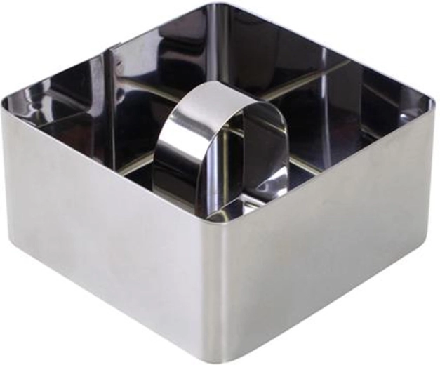 Stainless Steel Square Food Mold Toro 8 cm