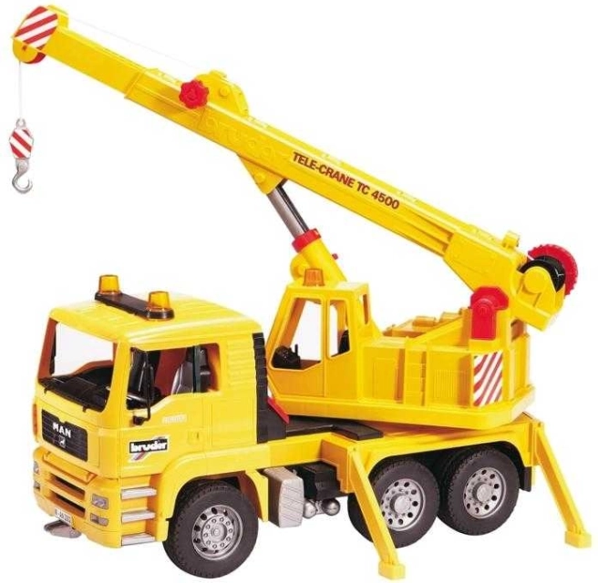 BRUDER MAN TGA krano sunkvežimis 1:16, geltonas