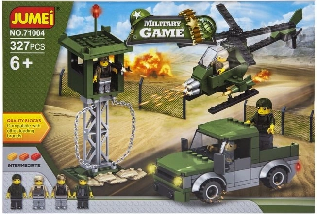 Jumei Military Game building set soldiers 327 pieces (38 × 26 cm) - 1 piece