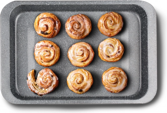Deep Baking Tray Granite 36.5 × 27 × 4.5 cm