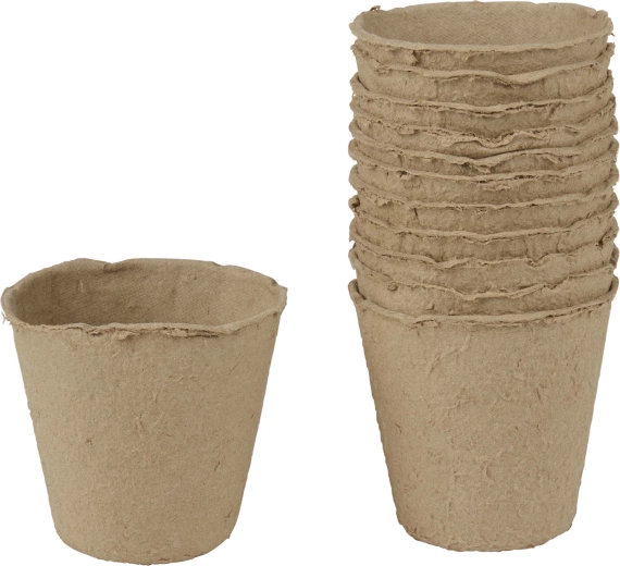 Paper seedling pots 12 pcs KINZO GARDEN 5.5 × 6 cm