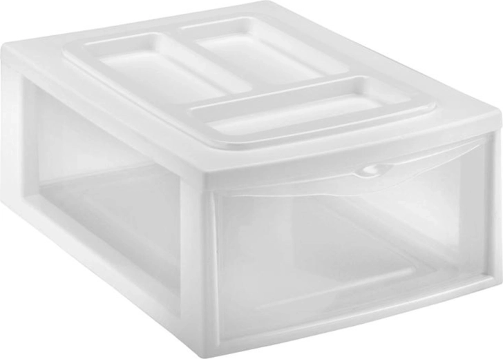 HEIDRUN plastic shelf with drawer 38 × 27 × 14 cm, assorted colors