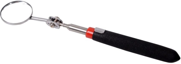 Telescopic inspection mirror with joint, 30 mm