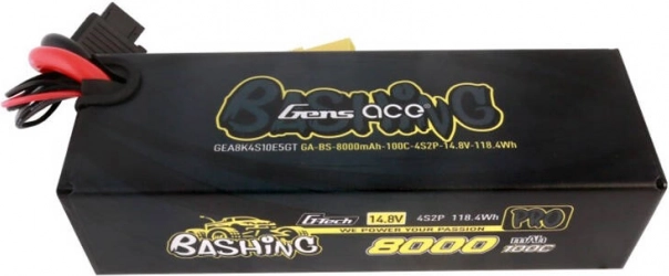 Akumuliatorius Gens Ace Bashing 8000mAh 14.8V 100C LiPo Pro RC automobiliams