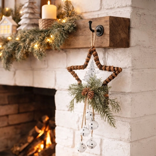 Hanging jingle bells for effect and detail