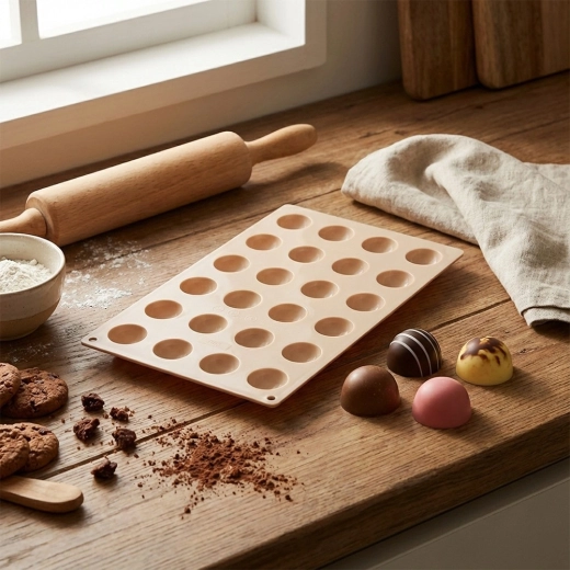 Premium silicone – non-stick and flexible