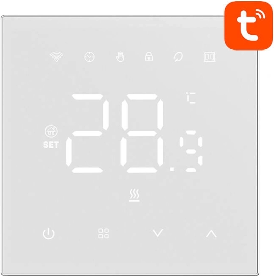 Išmanusis termostatas Avatto elektriniam šildymui 16 A su Wi‑Fi