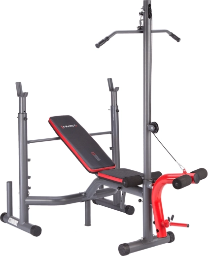 Multifunctional weight bench with lat pulldown HMS LS7206