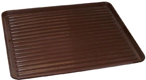 Dish Drainer 50 × 40 cm Brown Plastic