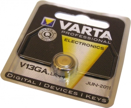 Mygtukinė baterija VARTA LR44 (V13GA), šarminė