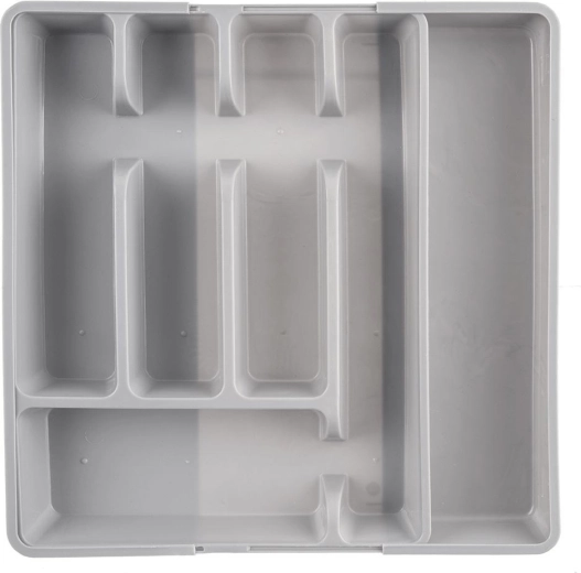 Clear cutlery organization