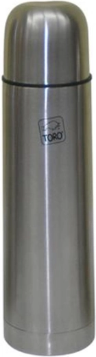 Stainless steel Toro thermos flask with stop valve 0.7 l