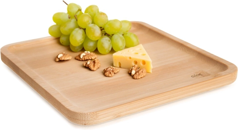 Bamboo Square Serving Plate 14 × 14 cm