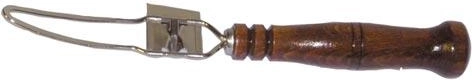 Stainless steel orange peeler with wooden handle 20 cm