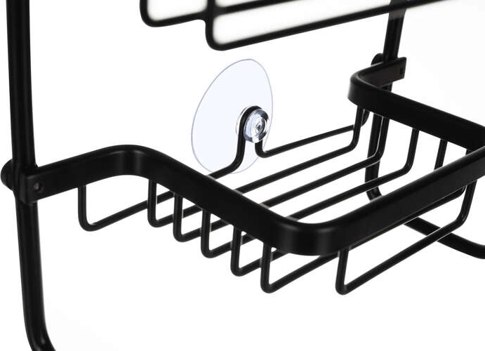 Installation without drilling and stabilisation with a suction cup