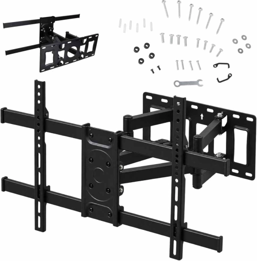Adjustable wall-mounted TV bracket 32–85"