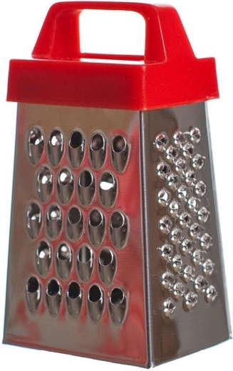 Mini Pyramid Grater Stainless Steel CULINARIA Red