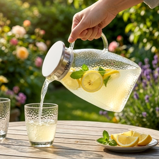 Borosilicate glass and easy pouring