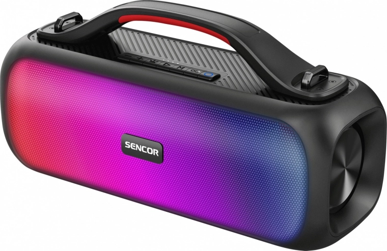 Bluetooth speaker with LED panel and radio 60 W