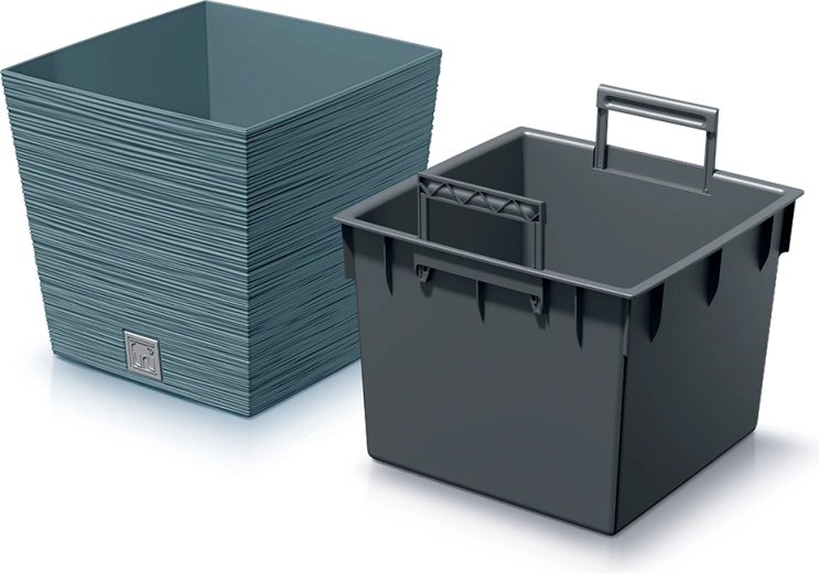 Insert with handles for comfortable handling