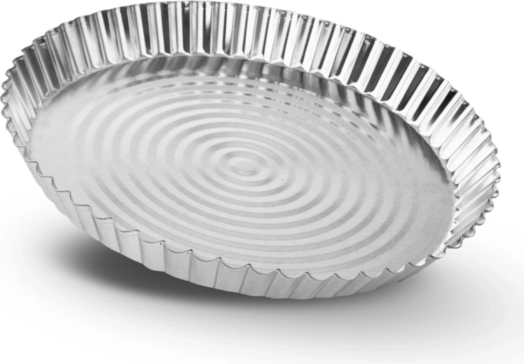 Tinned baking pan for cake and pizza Flat 27 cm