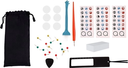 Accessories for easy scratching, marking, and keeping memories