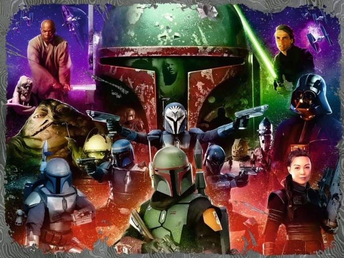 Dėlionė 1500 detalių Ravensburger – Boba Fett, galvų medžiotojas