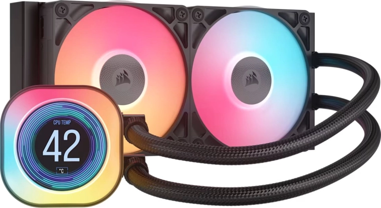 240mm radiator and 2× RX120 RGB