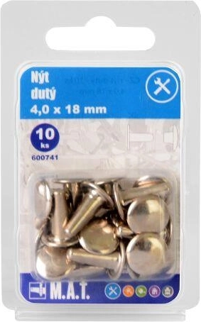 Hollow rivet 4 × 18 mm (10 pcs)