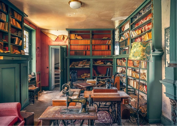 Ravensburger dėlionė Prarastos vietos: muzikos biblioteka, 1000 detalių