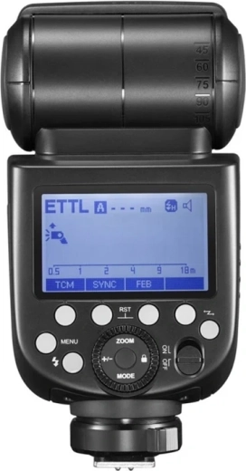Swivel head with 20–200 mm zoom and clear controls